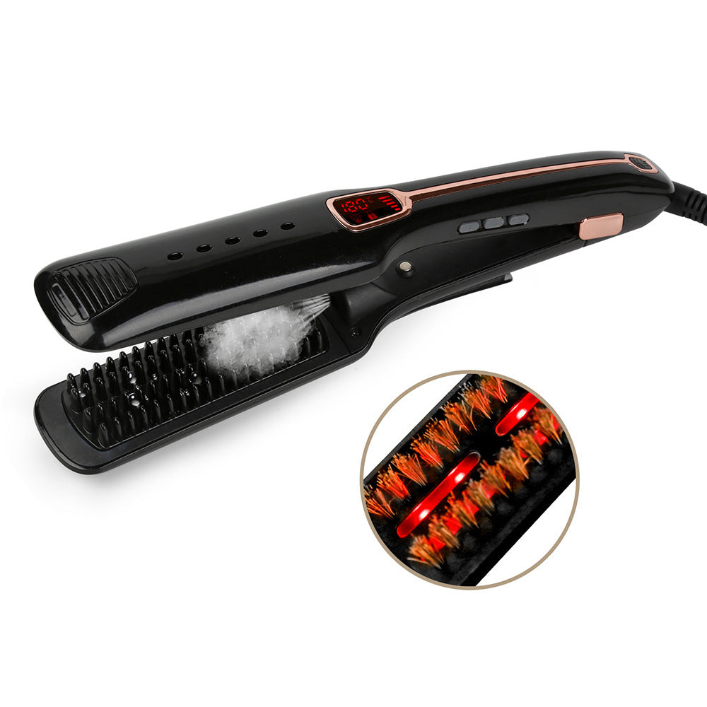 Hair Straightener Multifunctional Steam Spray Straightening Comb Hair Care Tool - Minihomy