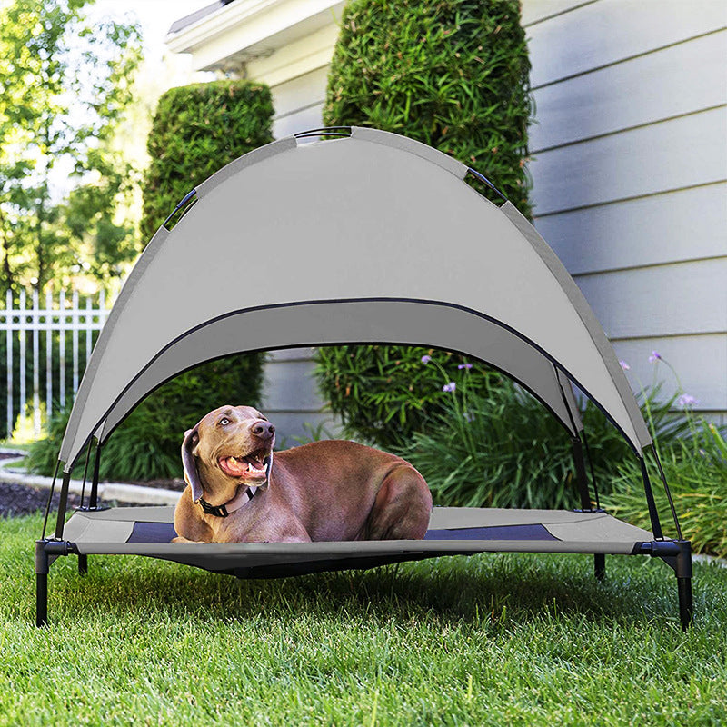 Pet Outdoor Supplies Covered Loft Bed Camp Bed Sunshade Tent - Minihomy