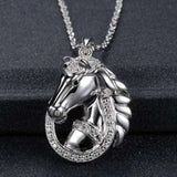 Horse To Success Mens Pendant Natal Zodiac Patron Saint Necklace - Minihomy