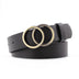 Cross-border Round Buckle Belt Women - Minihomy