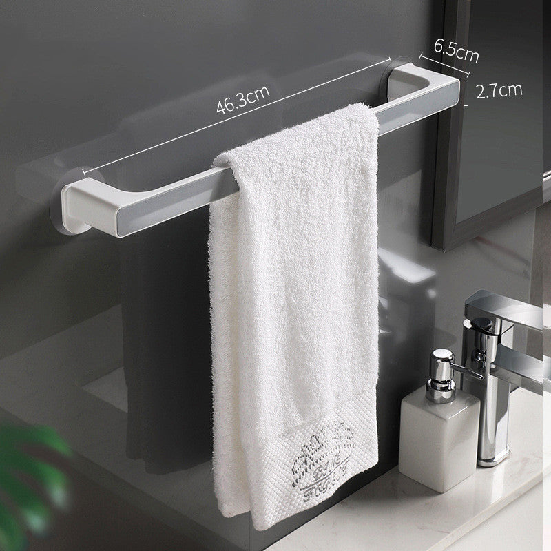 Towel Rack Free Punching Toilet Bathroom Suction Cup Towel Rack