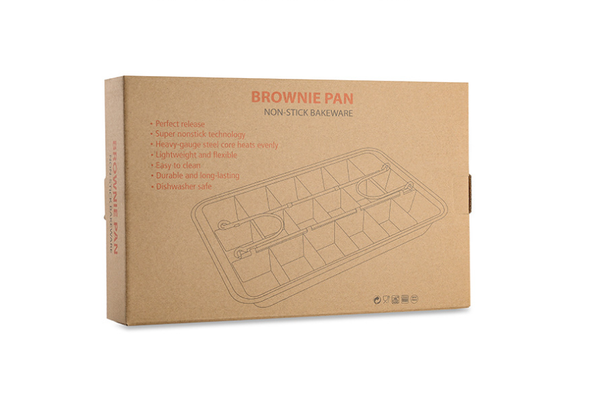 Kitchen Solid Bottom Thickened Square Brownie Pan Home Bakery - Minihomy