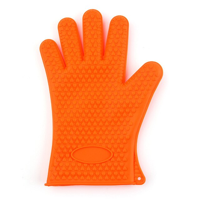 Food Grade Silicone Heat Resistant BBQ Glove Silicone Oven Mitts - Minihomy