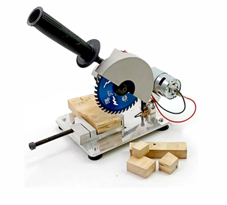 Multifunctional cutting machine household small mini table motor wood stone steel plastic 45 degree electric saw - Minihomy