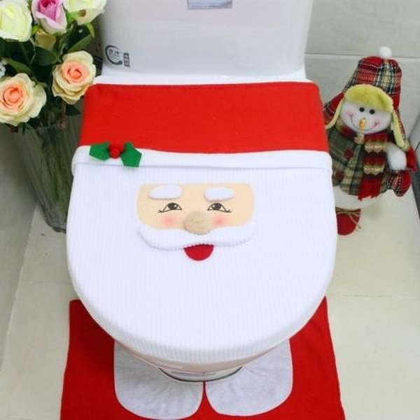 Christmas Toilet Seat Cover - Minihomy