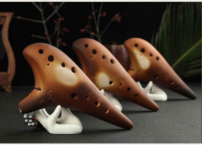 12 hole alto G tone professional unbaked ocarina - Minihomy