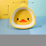 Bamboo Fiber Children's Tableware Little Yellow Duck Set - Minihomy