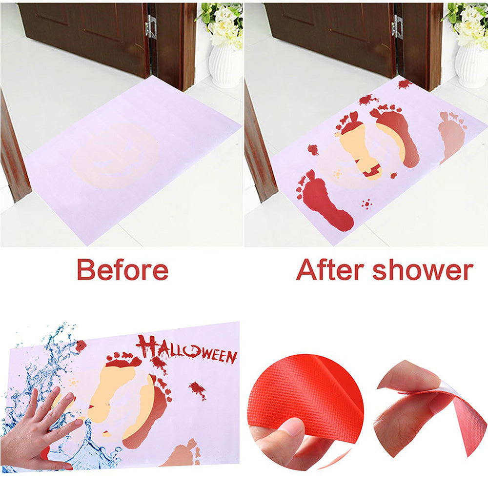 Color Changing Quality Doormat Blood Novelty Bathroom Mat - Minihomy