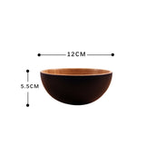 Wooden salad bowl