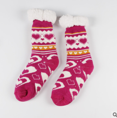 Thermal Fleece Winter Slipper Socks