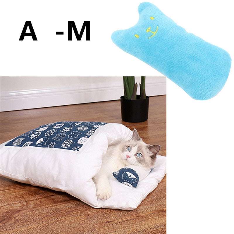 Cat Litter Winter Warm Closed Removable And Washable Quilt - Minihomy