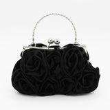 Handbag Women's Tote Bag Rose Flower Pattern Clutch Bags for Women - Minihomy