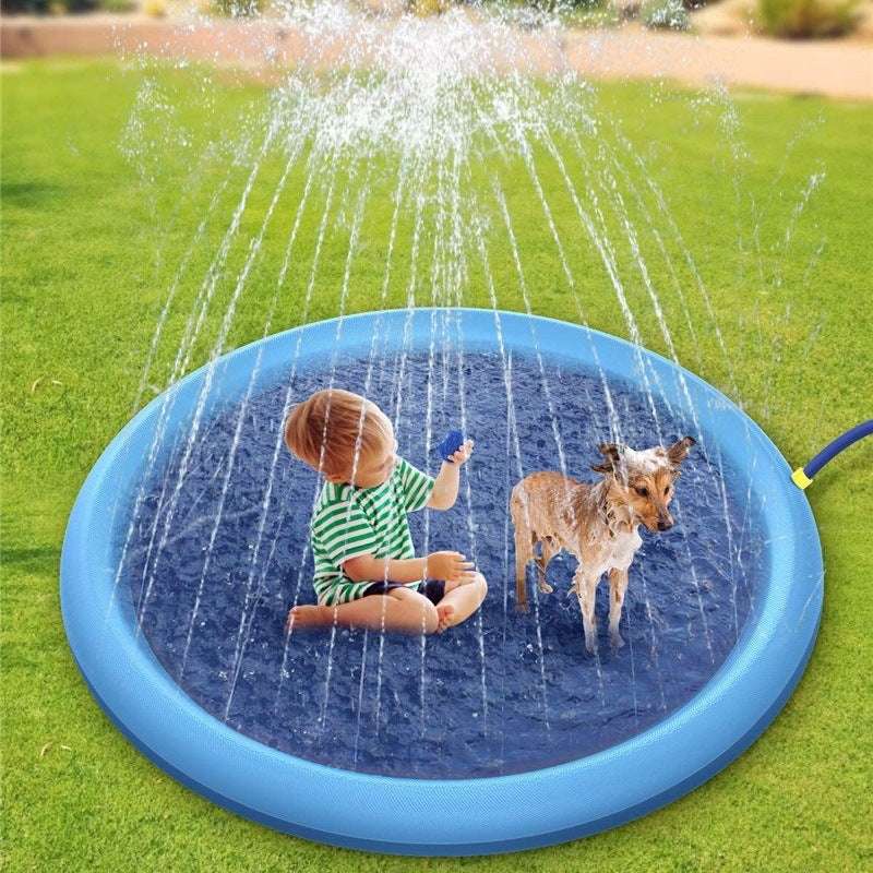 Kid Pet Simulation Sea Level Outdoor Inflatable Splash Mat Water Spray Game pad - Minihomy