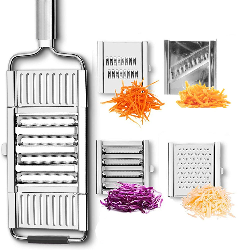 Stainless Steel Grater, Vegetable And Fruit Slicer, Peeler