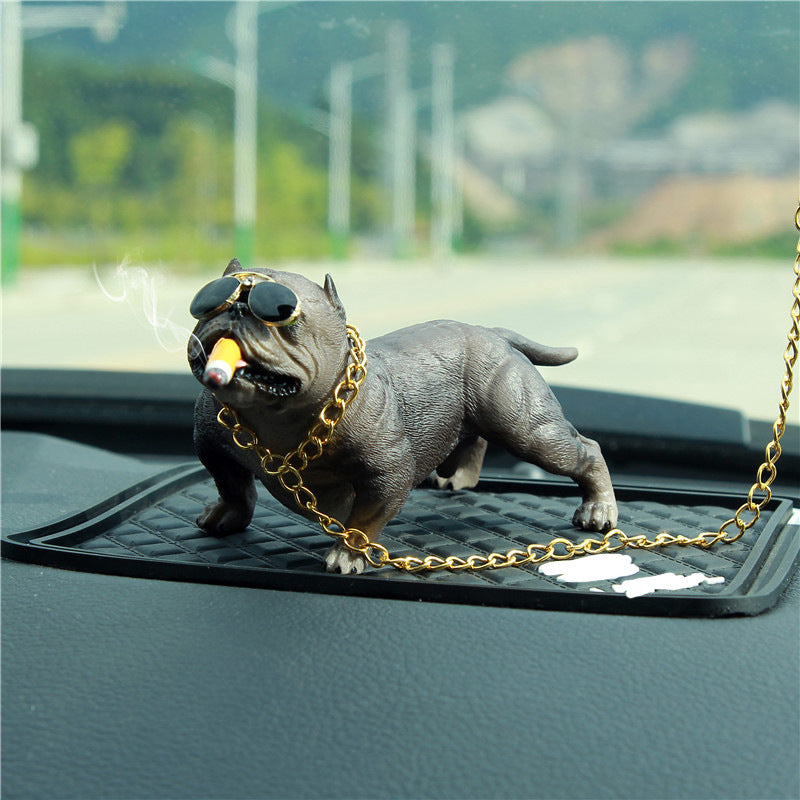 American Bully Dog Dashboard Decor - Minihomy