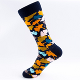 Street skateboarding personality forest series men's socks