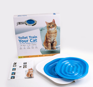 Pet Toilet Trainer with Toilet Seat Lighting: Train Your Cat with Ease - Minihomy