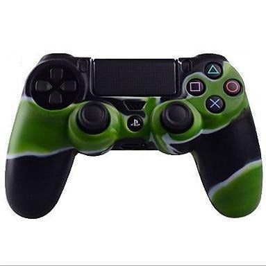 Camouflage Silicone Anti-Slip High Quality Protective Skin Case Green Style Joystick Case For PS4 Controller - Minihomy