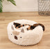 Alpaca Pet Bed Warm Plush Cat Dog Bed - Minihomy