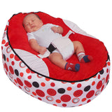 Soft Baby Chair Infant Bean Bag Bed cover without filler Pouf for Feeding Baby