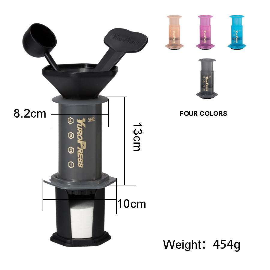 French Filter Cup Method Press Pot Tea Coffee Maker - Minihomy