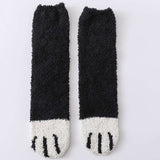 Autumn Winter Cat Claws Cute Thick Warm Sleeping Floor Socks - Minihomy