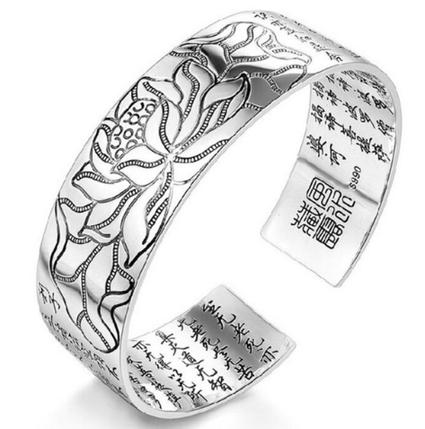 Bracelet Bouddhiste Plaqué Argent - Minihomy