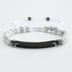 Personalized Beaded Adjustable Engraved Bar Bracelets - Minihomy