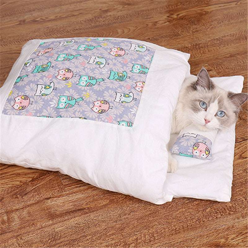 Cat Litter Winter Warm Closed Removable And Washable Quilt - Minihomy