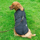 Dog Clothes Chest Back Integrated Vest Pet Cotton Winter Clothes - Minihomy