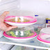 Universal Vacuum Air-tight Food Sealer Container Plate Platter Lid Cover Topper Dome, Stackable, Safe for Microwave