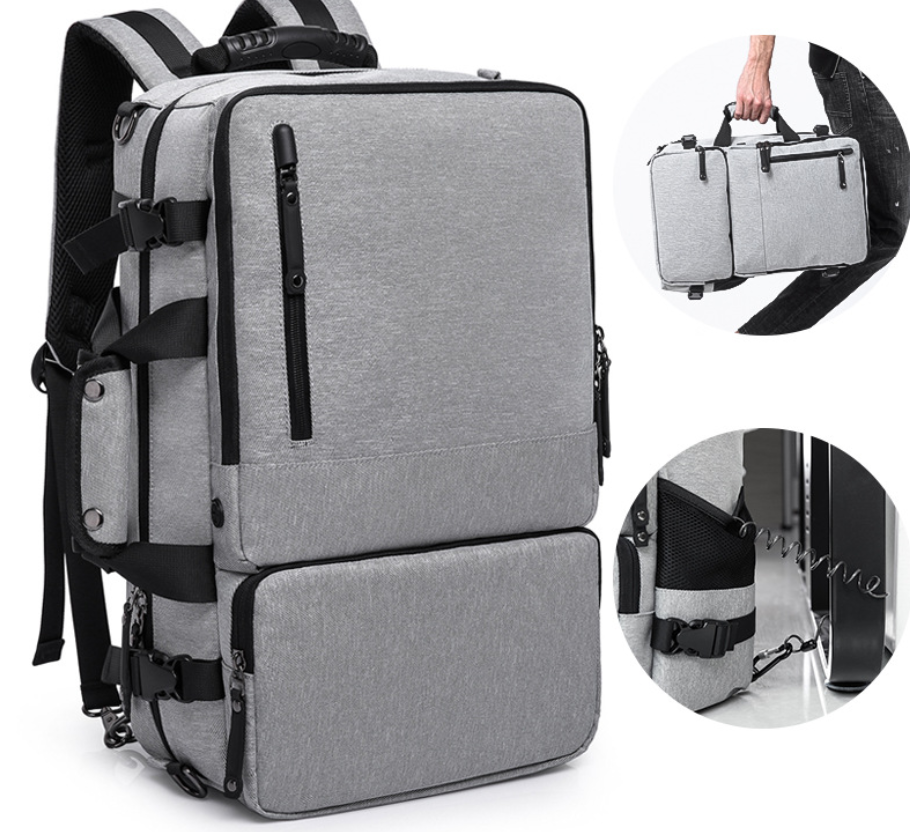 Anti-theft backpack three-purpose computer bag - Minihomy