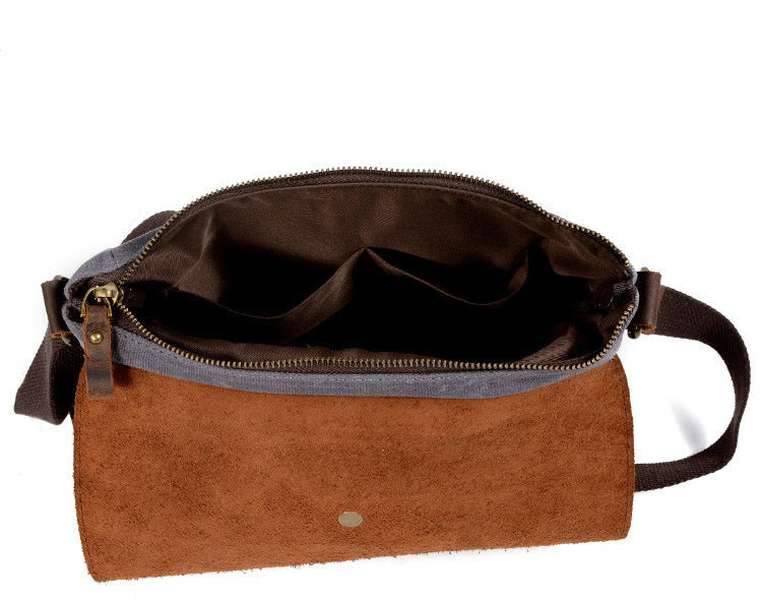 Men's canvas shoulder bag - Minihomy