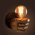 Fist resin wall lamp creates decorative wall lamp - Minihomy