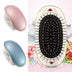 Portable negative ion anti-static straight hair vibration massage comb - Minihomy