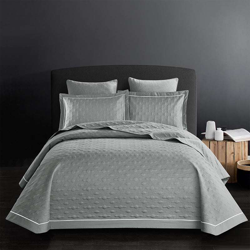 Cotton 3D Quilted Bed Spread Coverlet Sets - Minihomy