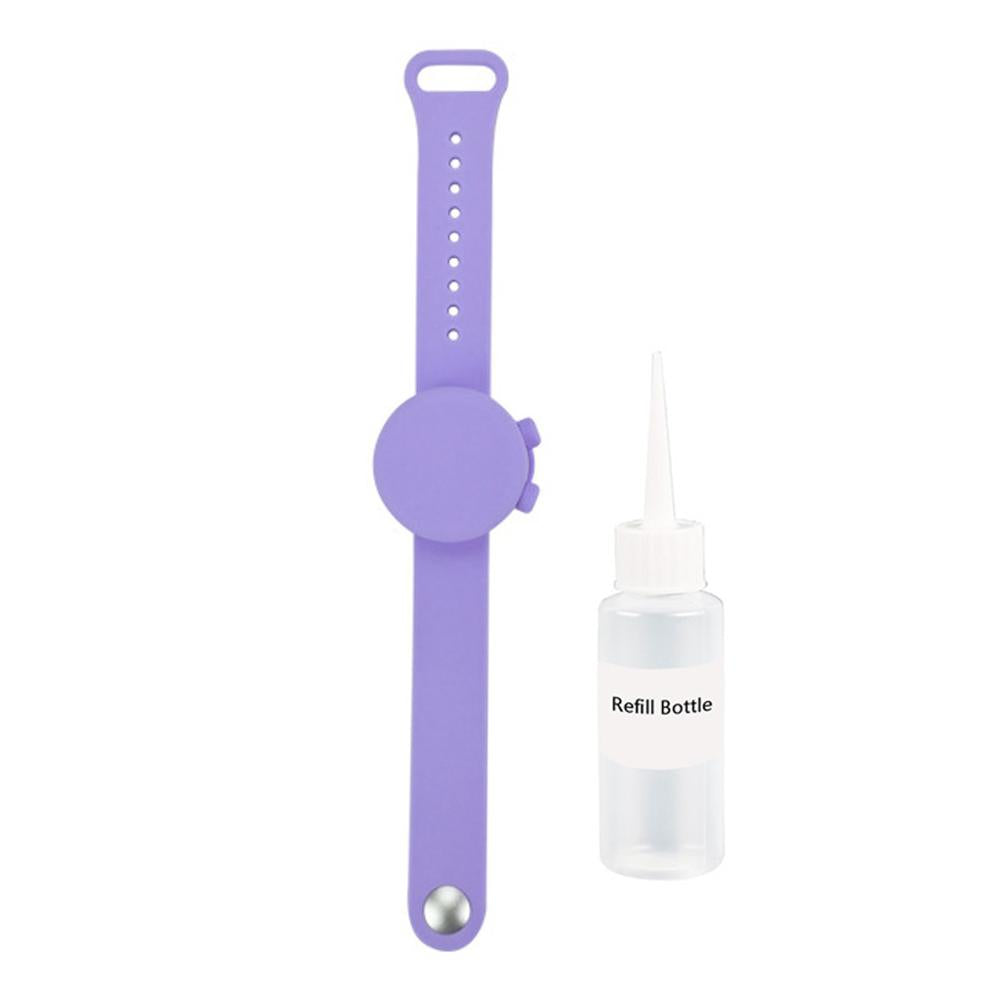 Outdooor Silicone Wristband Hand Sanitizer Disinfectant Bracelet - Minihomy