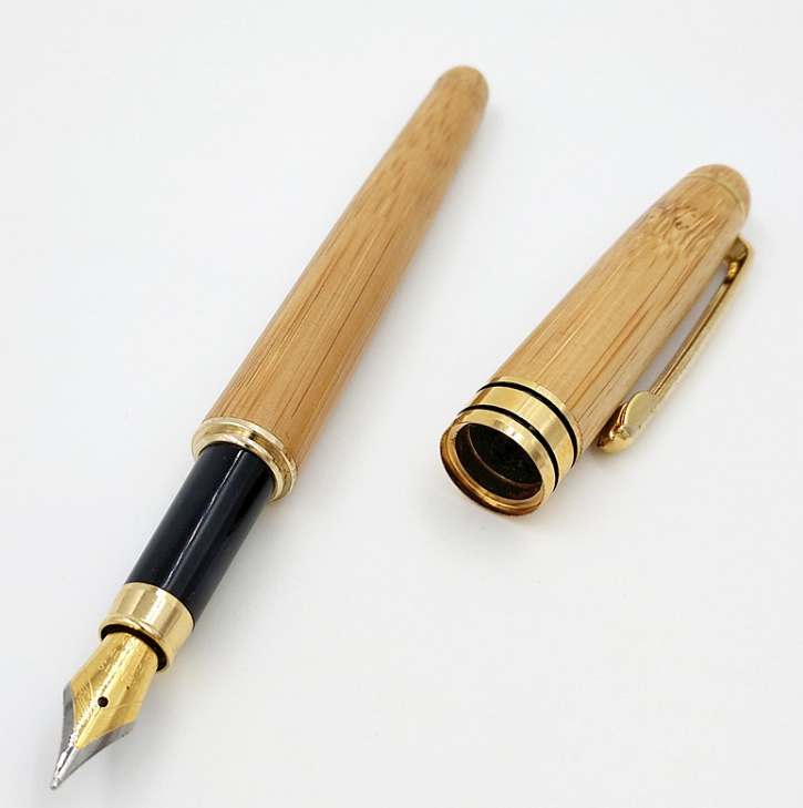 Bamboo Pen Bamboo Pen Pen Ball Pen Lettering Customer Gift Hard Pen Neutral Bamboo Pen - Minihomy