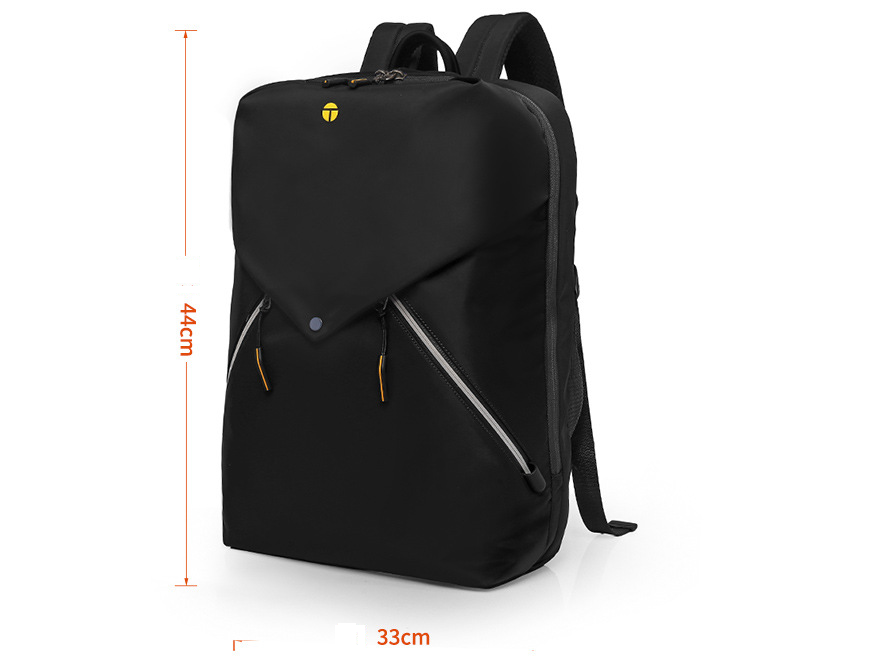 New Tang cool fashion shoulder bag male personality usb backpack casual men's computer bag light student bag - Minihomy