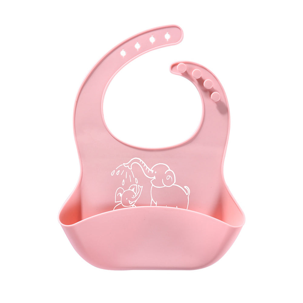 Baby food Bib baby meal silicone saliva bag - Minihomy