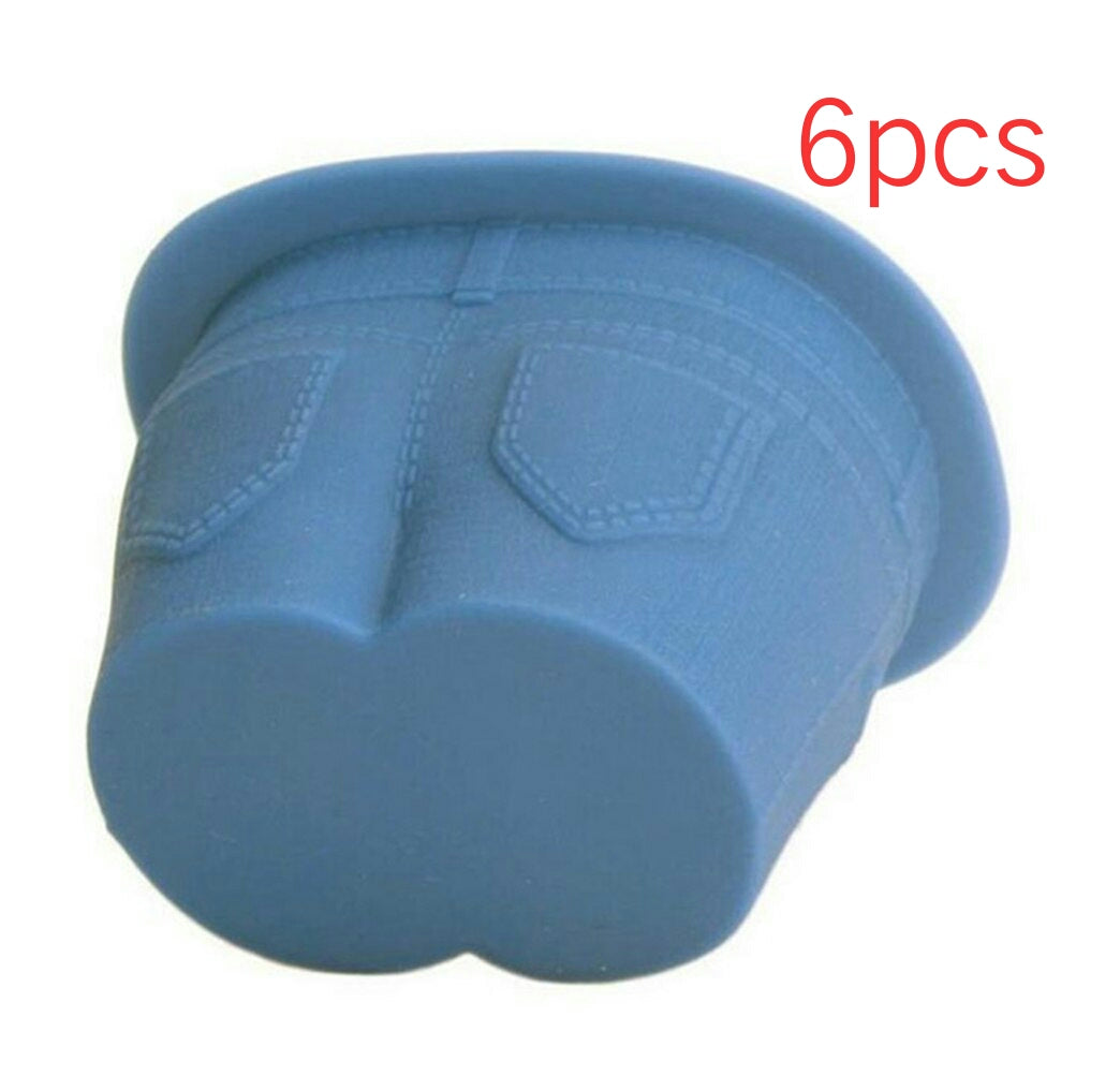 Creative Jeans Silicone Cake Mold Food Grade Muffin Tops Molds Cupcake Pudding Chocolate Ice DIY Baking Cups Moulds Tools HK114 - Minihomy