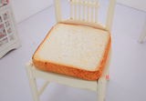 A toast with a micro-blog toy plush pillow cushion a slice of toast on behalf of - Minihomy