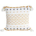 Cut Flower Knitted Geometric Tassel Plush Pillow - Minihomy