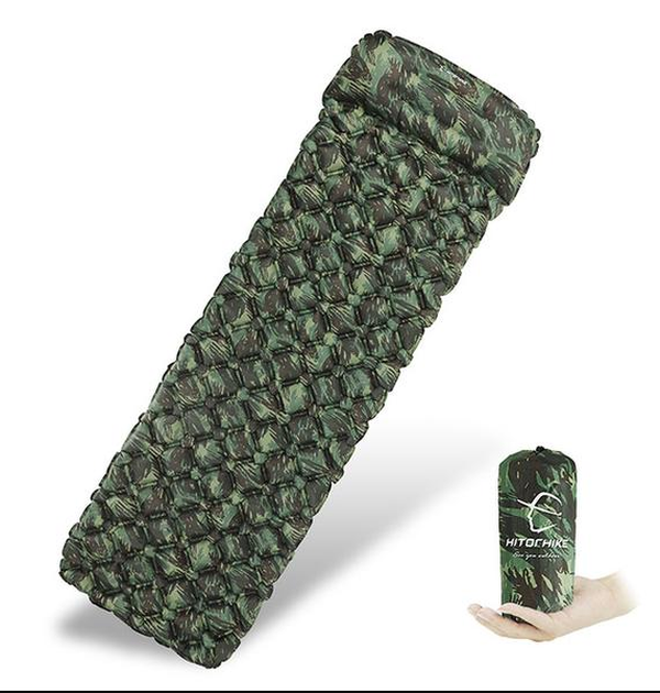 Inflatable Camo Sleeping Pad - Minihomy