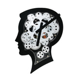 Retro craft clock creative brain