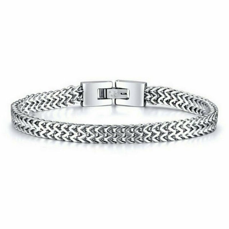 Stylish Stainless Steel Chain Bracelet For Men Personality Charm Chain Bracelets Male Jewelry