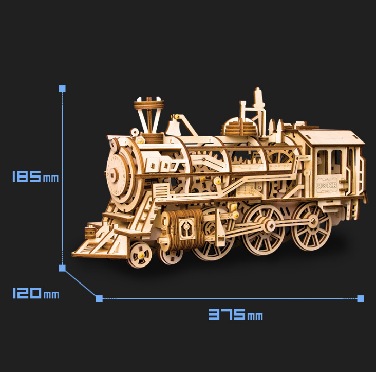 3D Train Puzzle - Minihomy