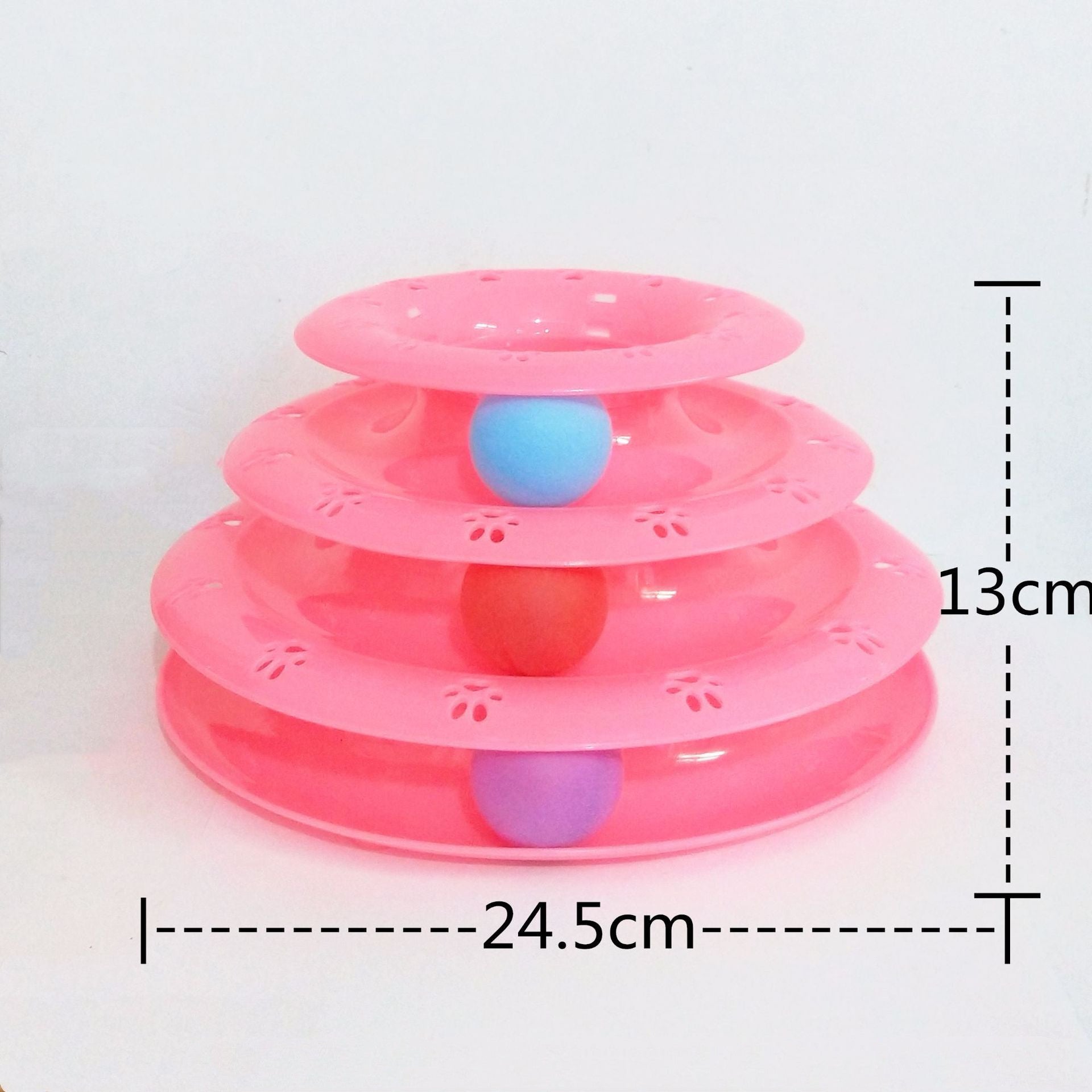 Turntable Roller Balls Toy Cats Kitten pet educational toys