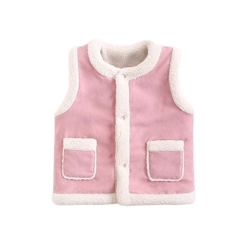 Autumn and Winter Children Lambs Waistcoats - Minihomy