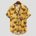 Hawaiian Holiday Print Button Casual Short Sleeve Shirt - Minihomy